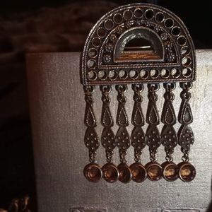 Vintage Dangle Goldette Brooch